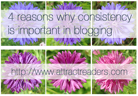 Consistency in blogging